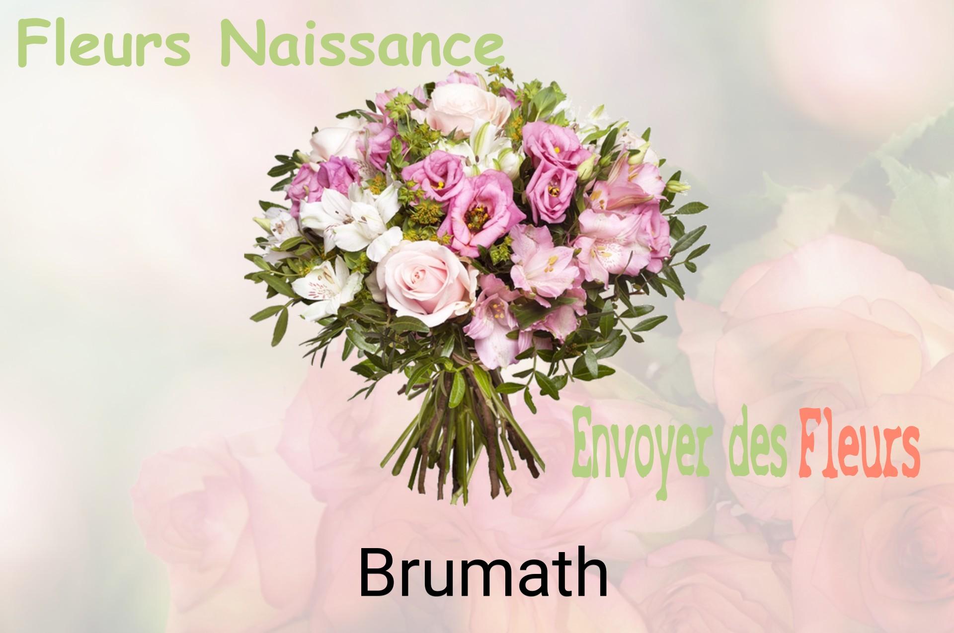Bouquet de fleurs de naissance livré à Brumath